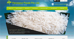 Desktop Screenshot of ferozepurfoods.com